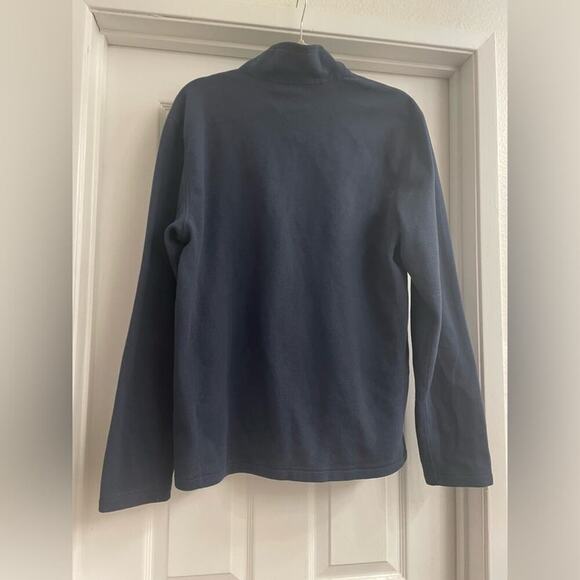 North fleece 3/4 zip  medium mens blue - Picture 3 of 4